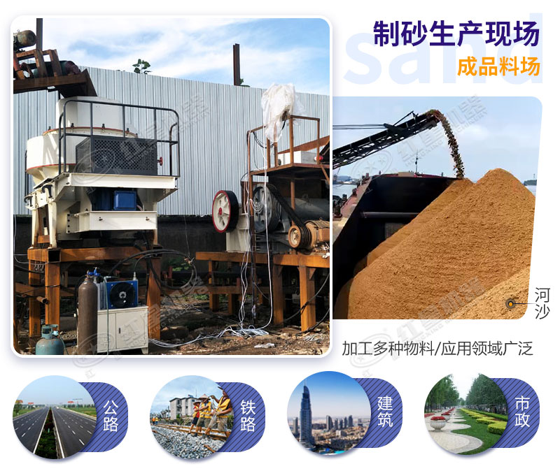 制砂生產(chǎn)線成品質(zhì)量高、效益高