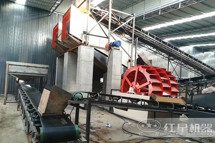 洗砂機、輸送機